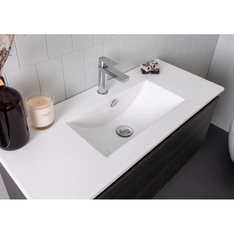 ADP Glacier Ensuite All-Door Slim Wall Hung Vanity & Moulded Top - Lite