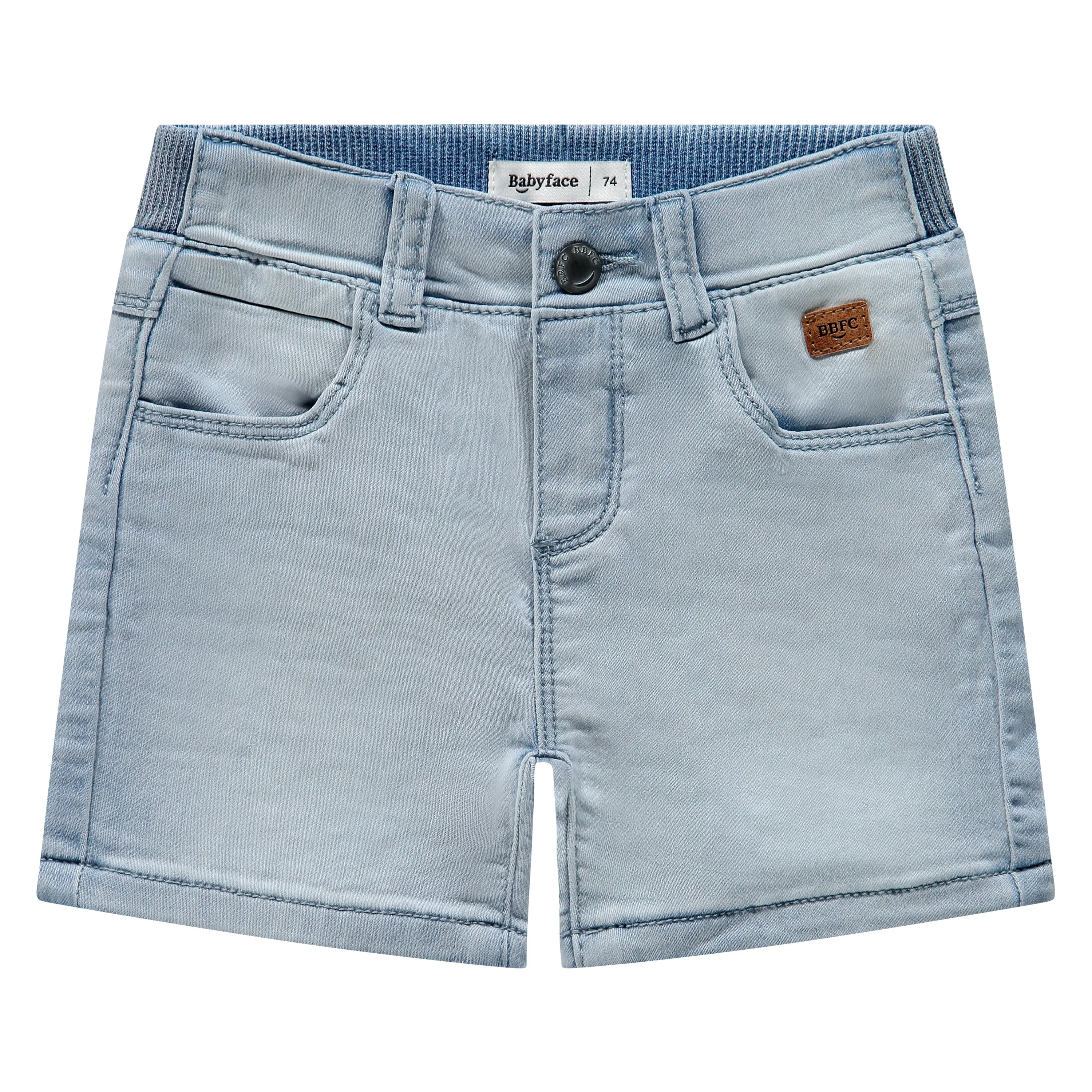 Babyface Baby Boys Jogg Denim Shorts (Light Blue Denim)