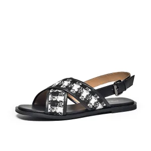 BeauToday Summer Flat Sandals for Women