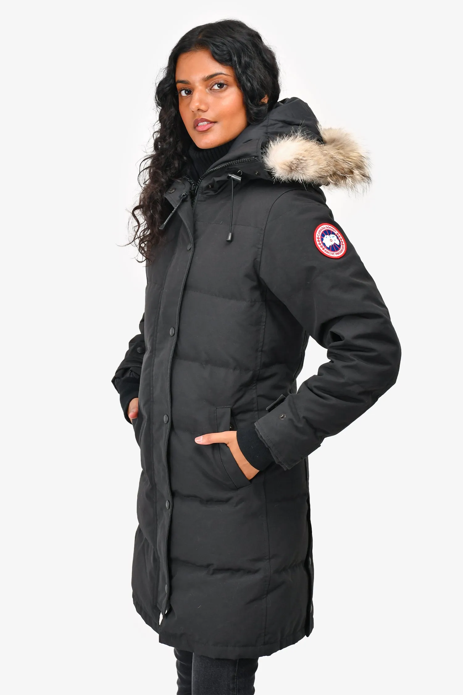 Canada Goose Black Shelburne Parka Heritage Coat Size XS (As Is)