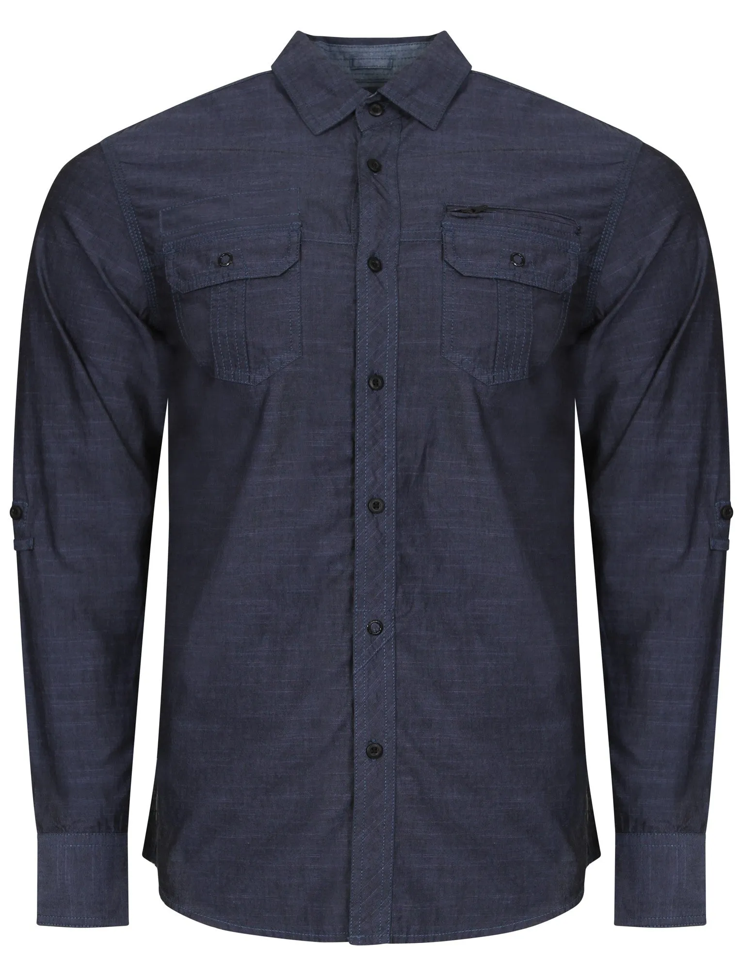 Chambray Shirt in Indigo Slub - Dissident