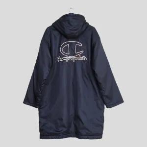 Champion Sherpa Parka Hoodie Jacket Large