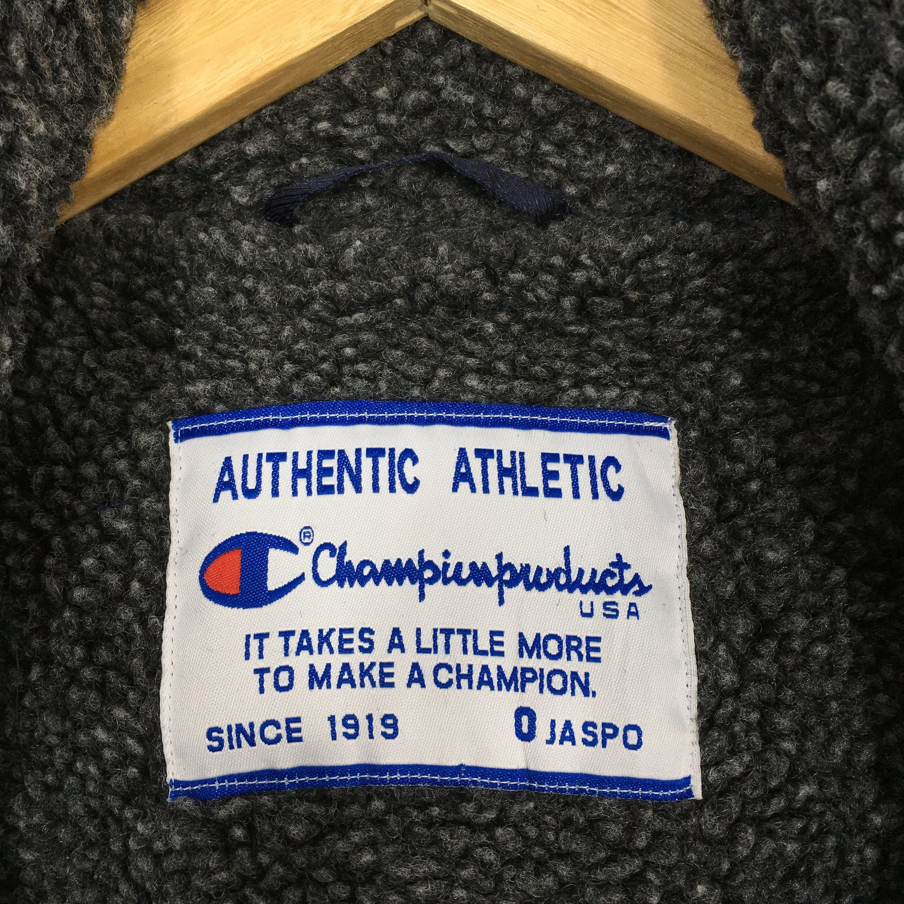 Champion Sherpa Parka Hoodie Jacket Large
