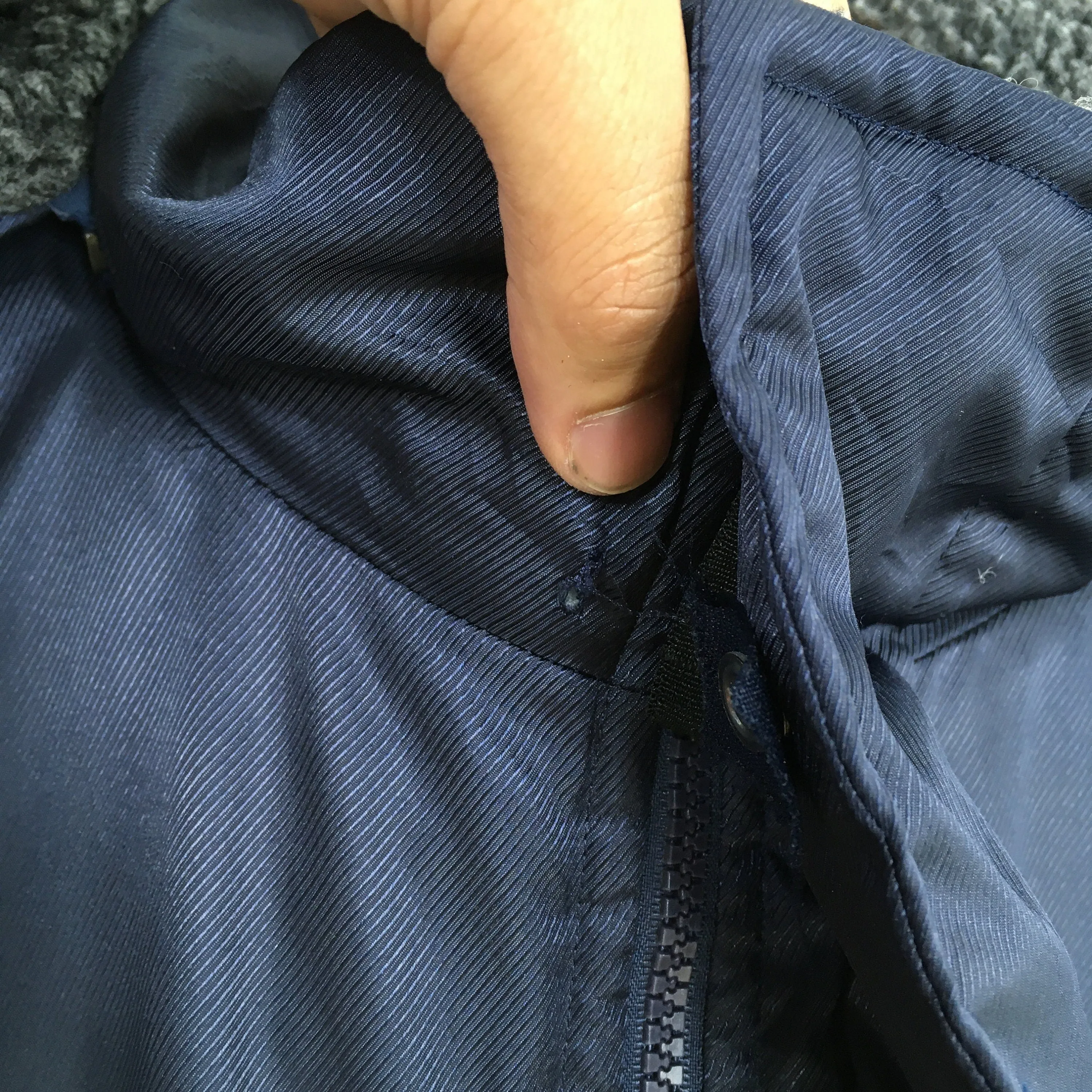 Champion Sherpa Parka Hoodie Jacket Large