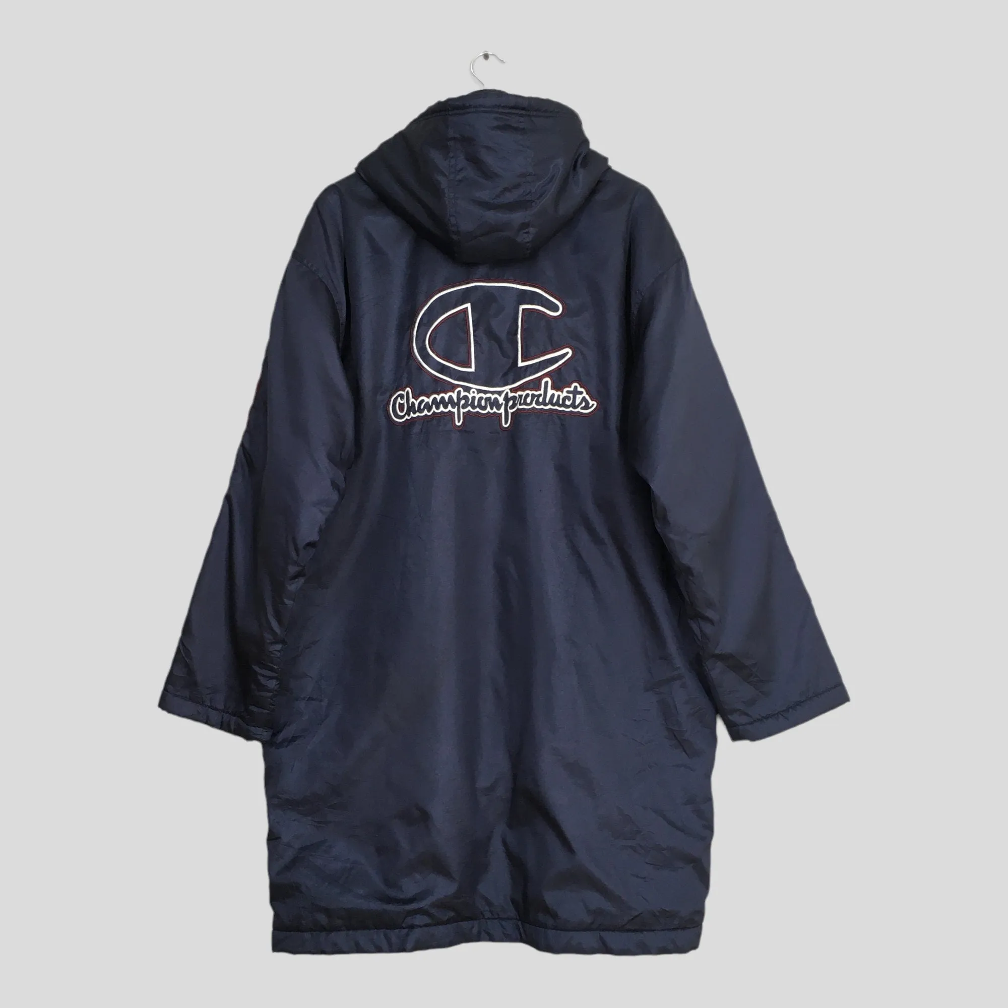 Champion Sherpa Parka Hoodie Jacket Large