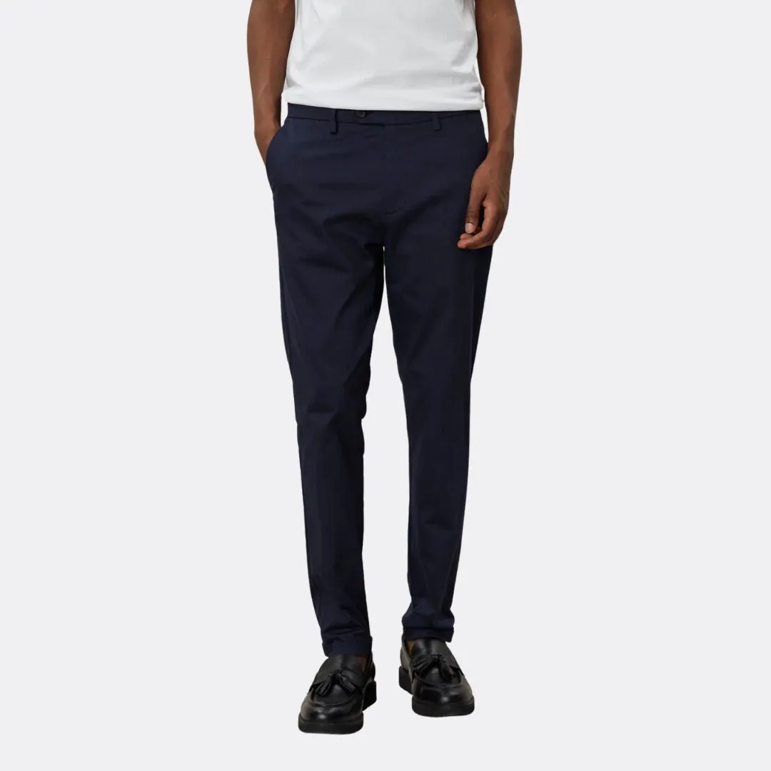 Como Cotton Suit Pants (Dark Navy)
