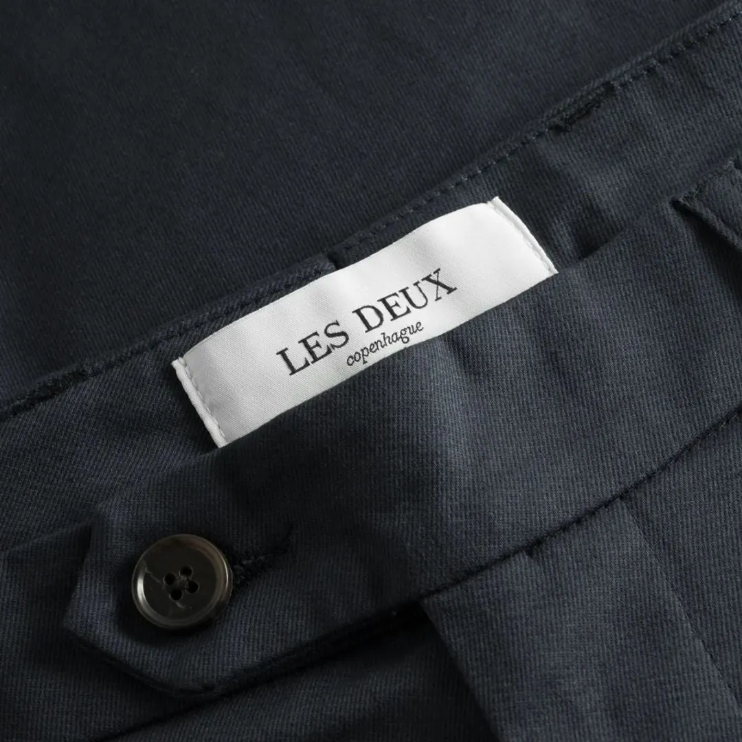 Como Cotton Suit Pants (Dark Navy)