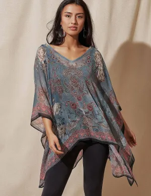 Fair Trade Leilani Flowy Tunic - Grey Mist