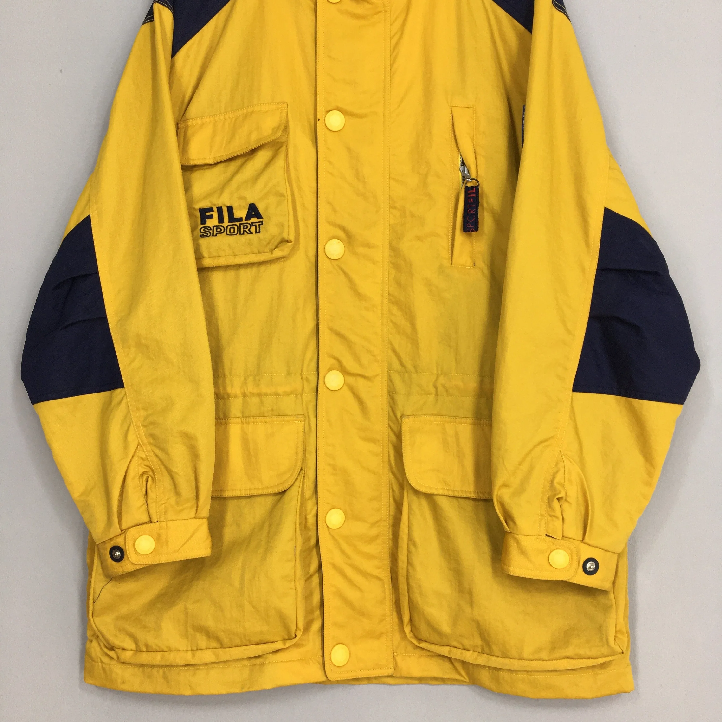 Fila Sport Bomber Parka Hoodie Jacket XLarge