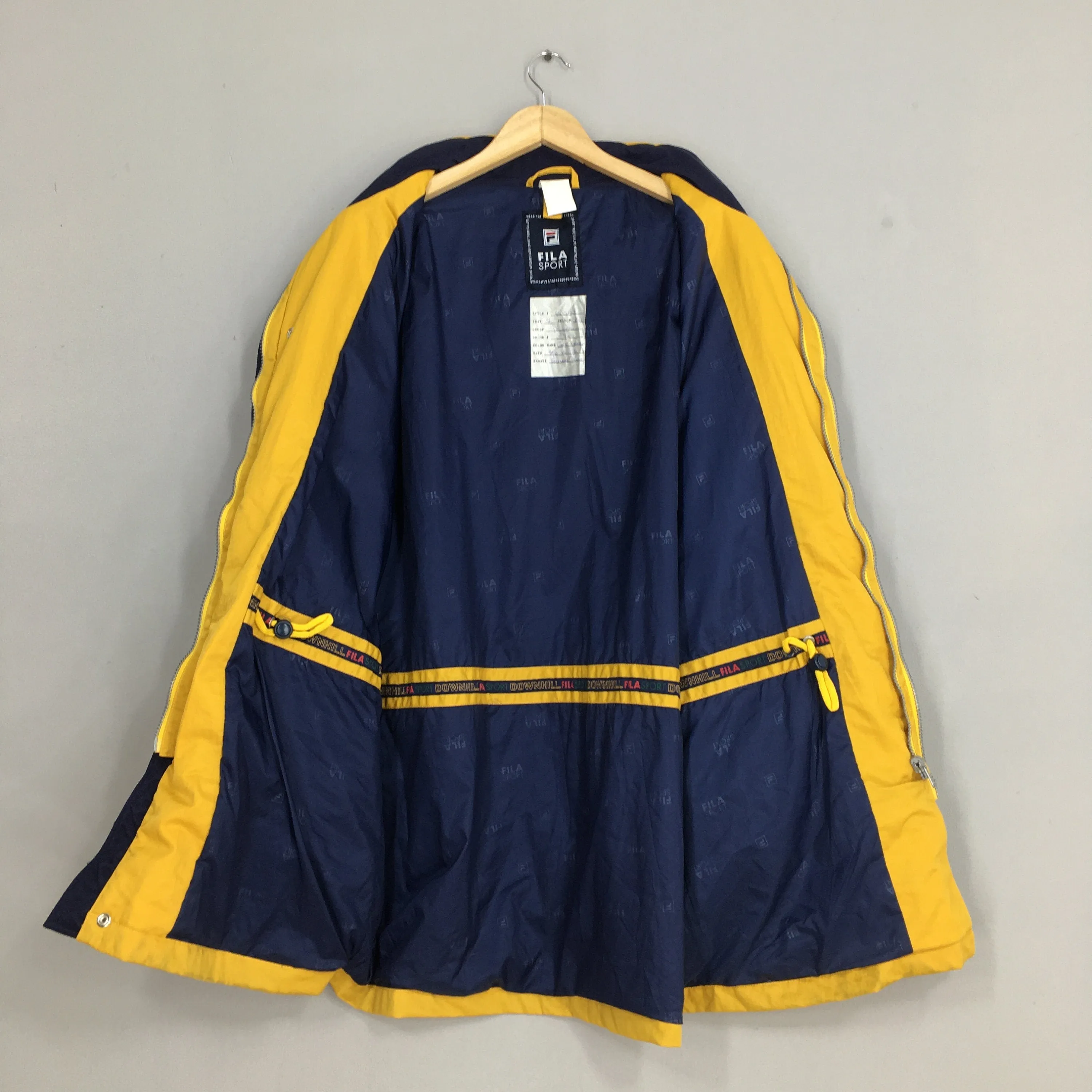 Fila Sport Bomber Parka Hoodie Jacket XLarge