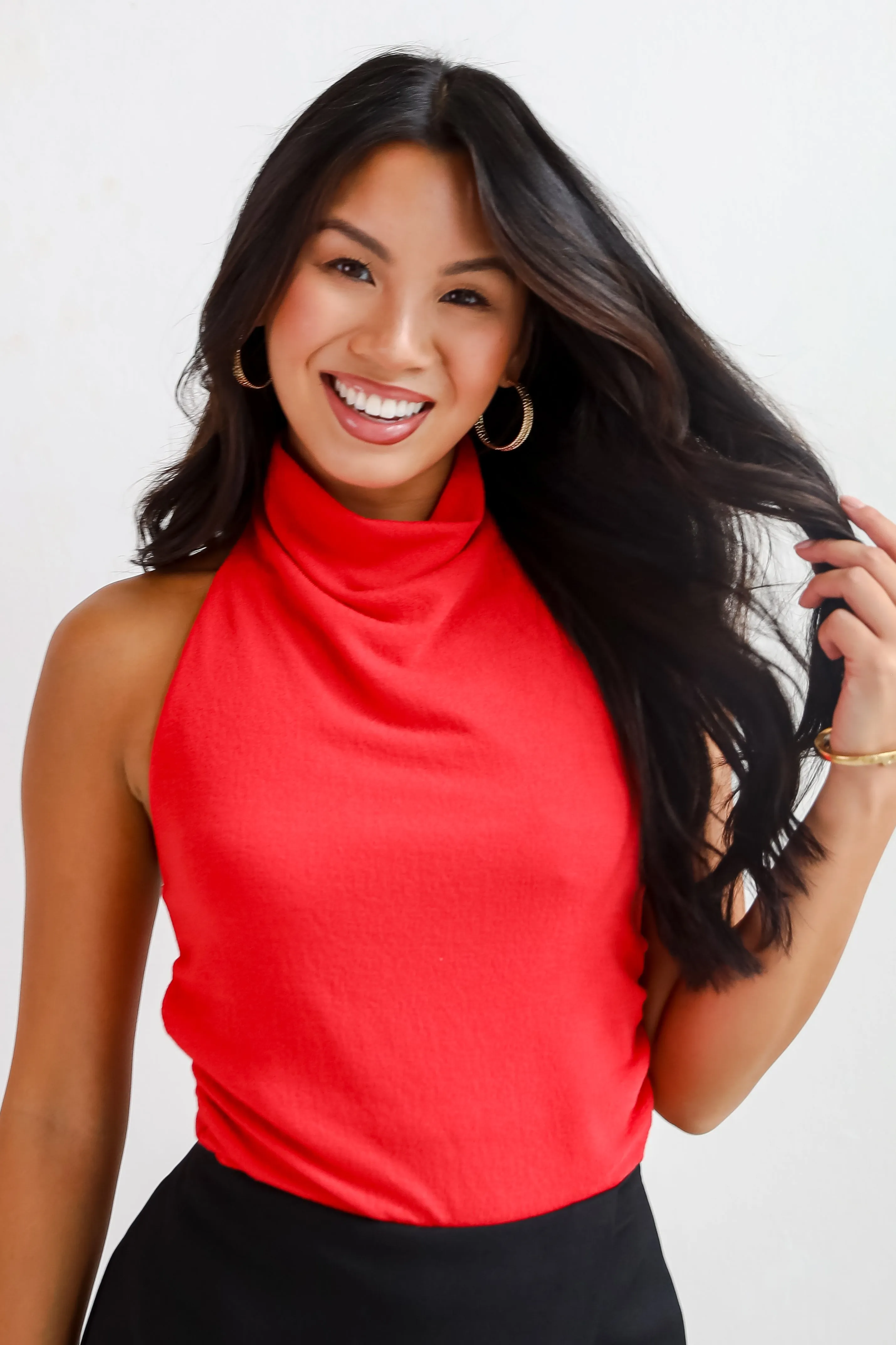 FINAL SALE - Composed Moment Terry Cloth Halter Top