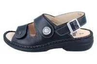 Finn Comfort Women's Isera Sandals- Nappaseda/ Stretch Schwarz