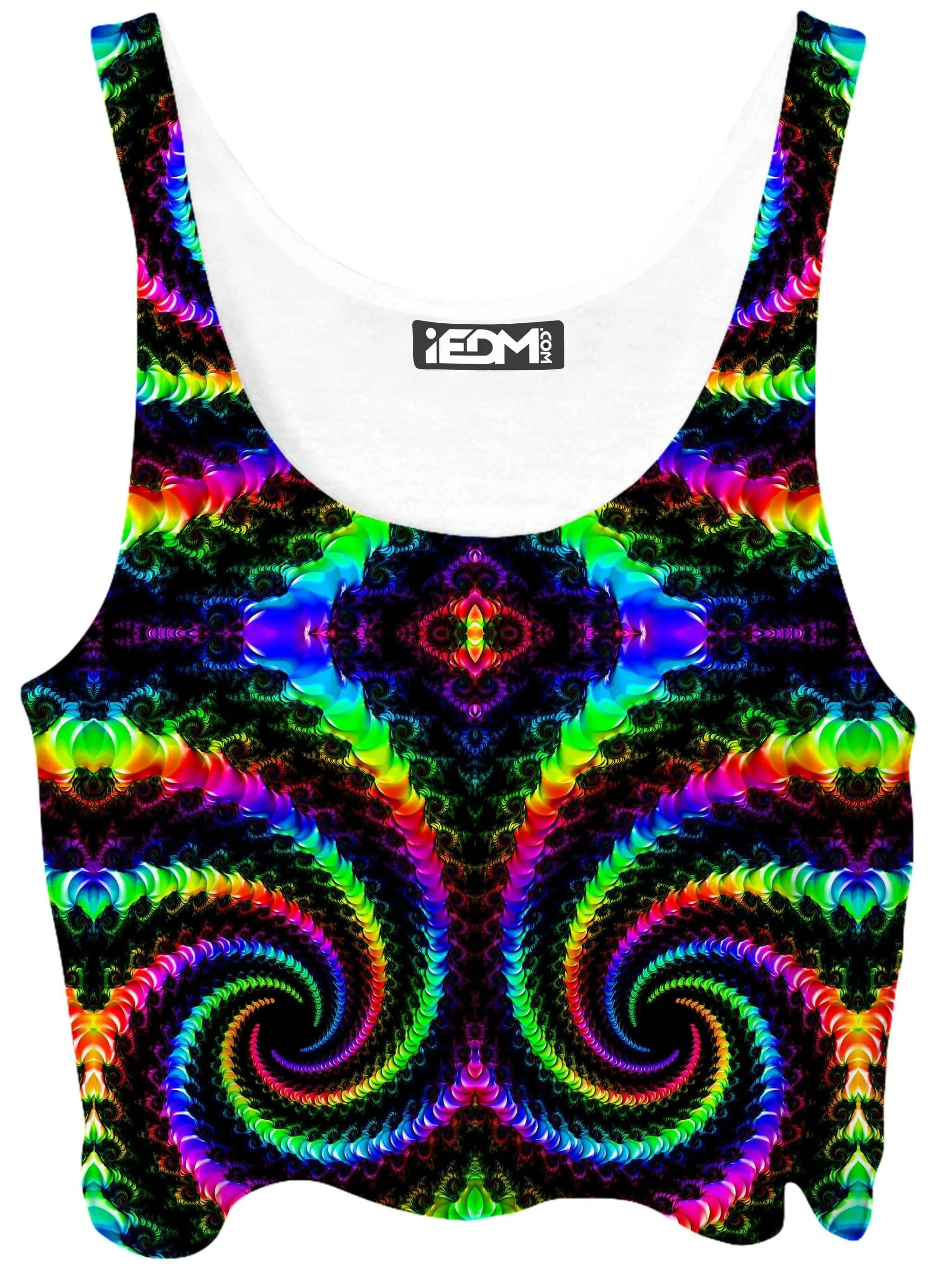 Fractaled Vision Crop Top and Leggings Combo