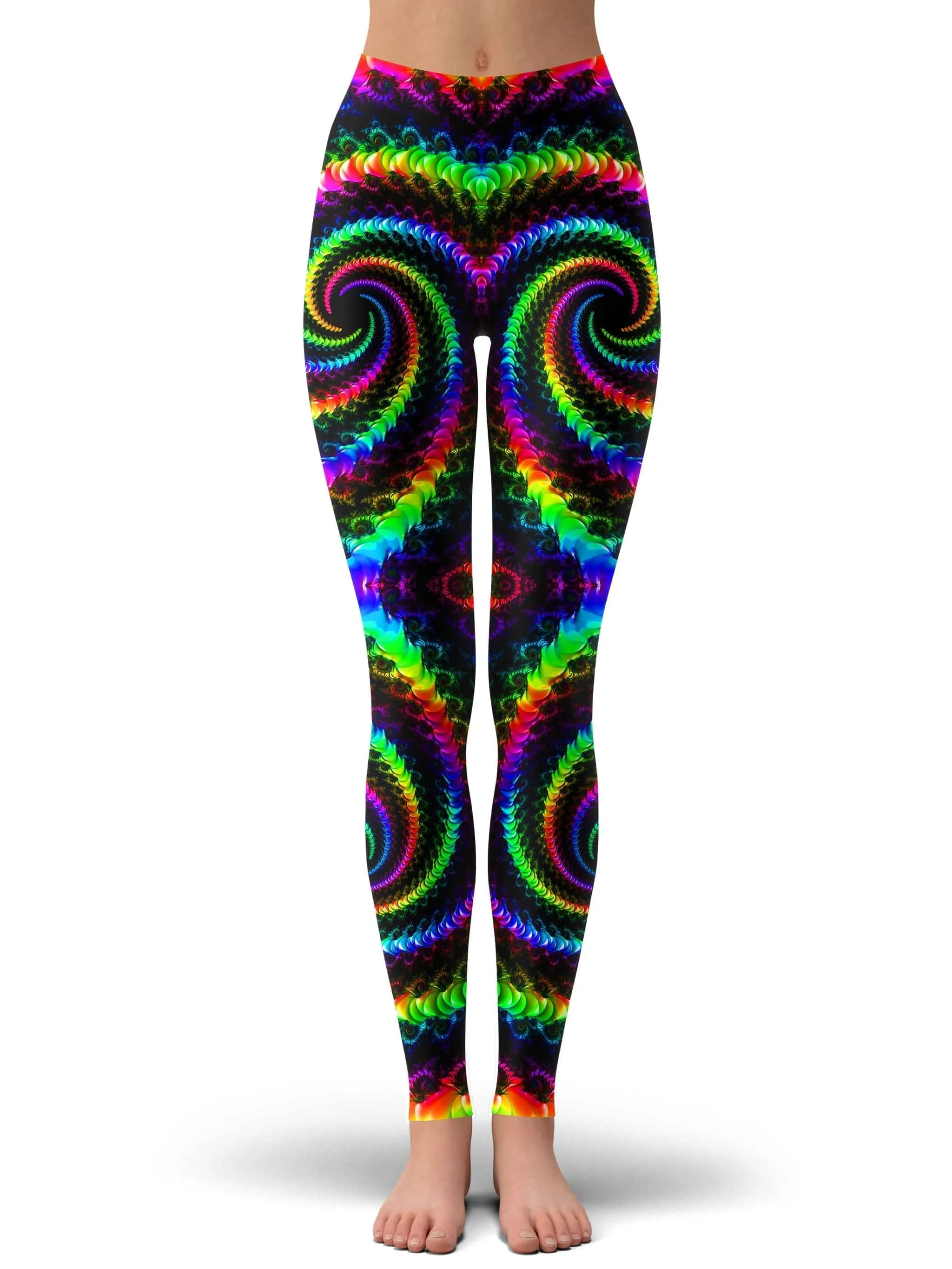 Fractaled Vision Crop Top and Leggings Combo