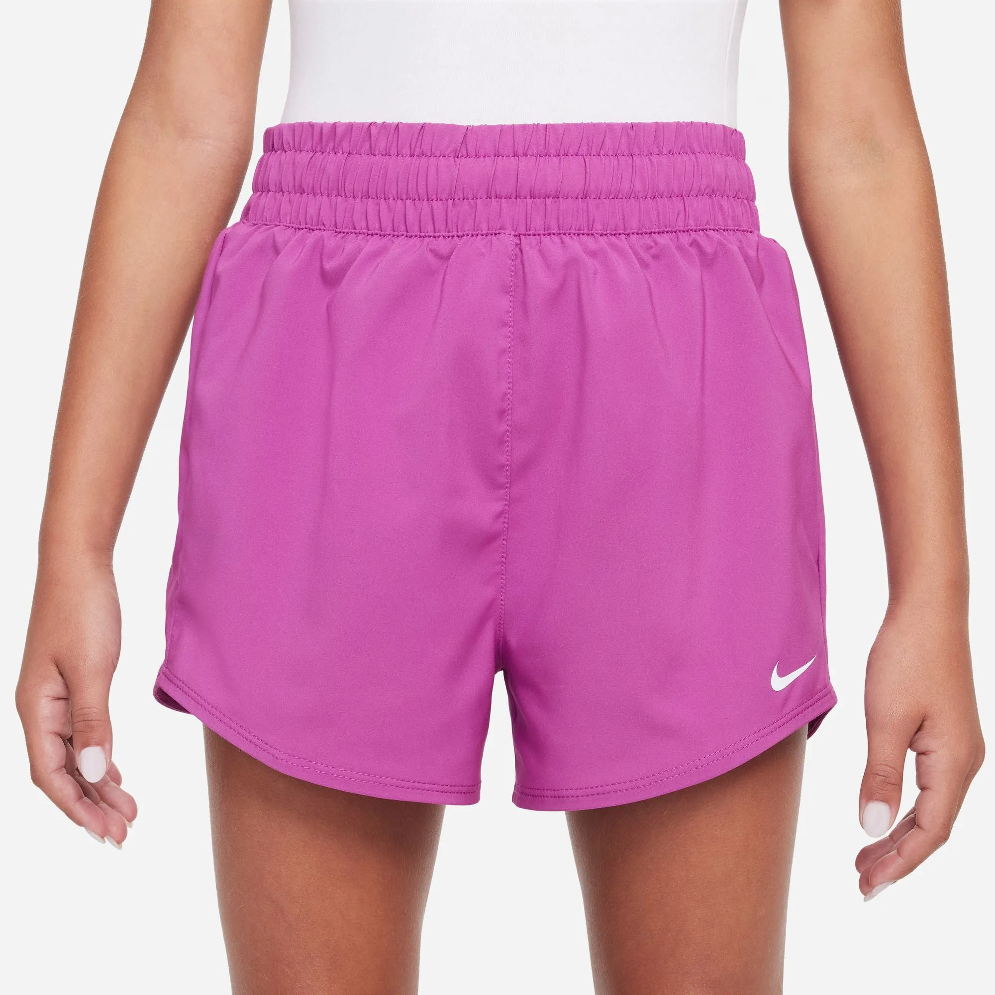 Girls' Nike Yourth Dri-FIT One Woven High-Waisted Short