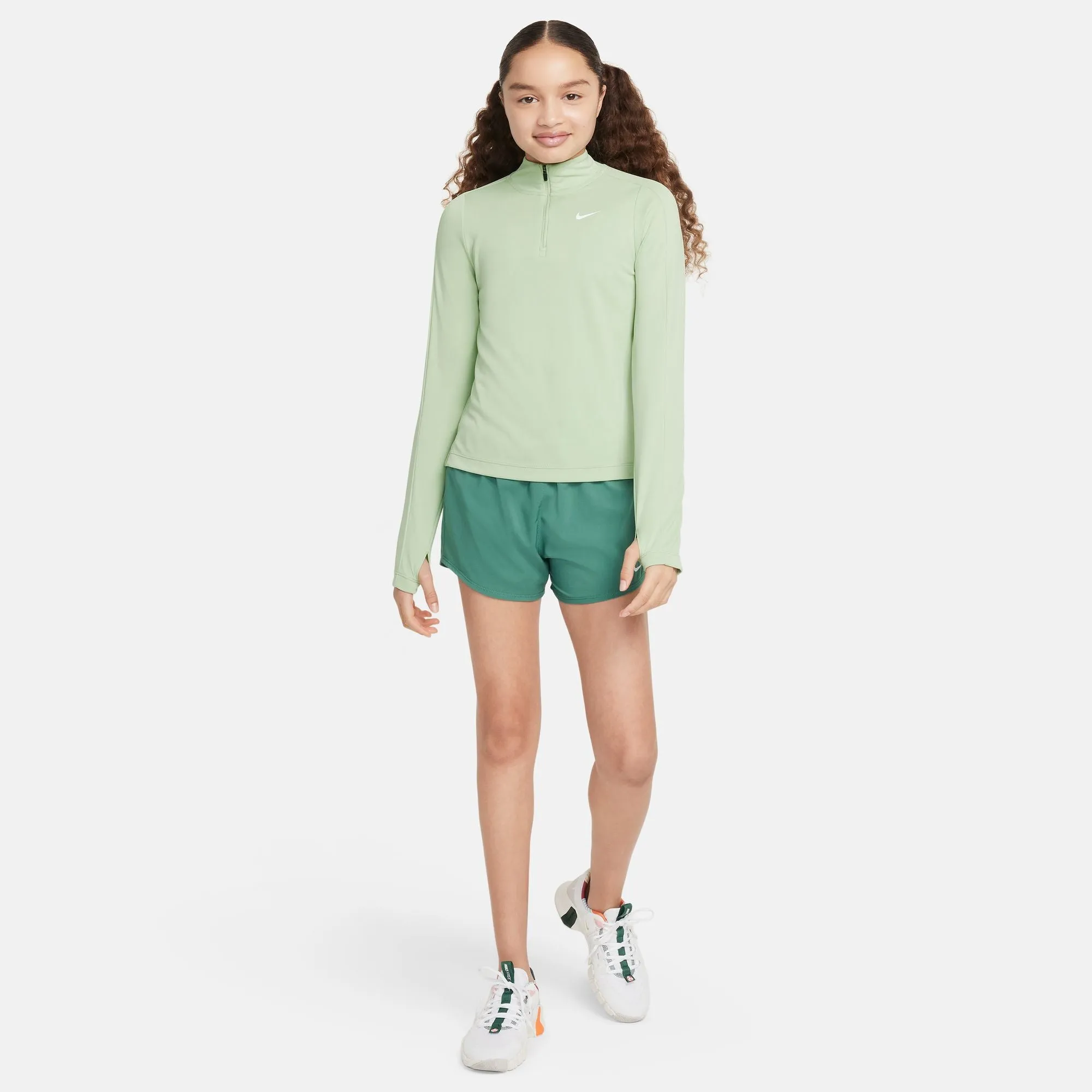 Girls' Nike Yourth Dri-FIT One Woven High-Waisted Short