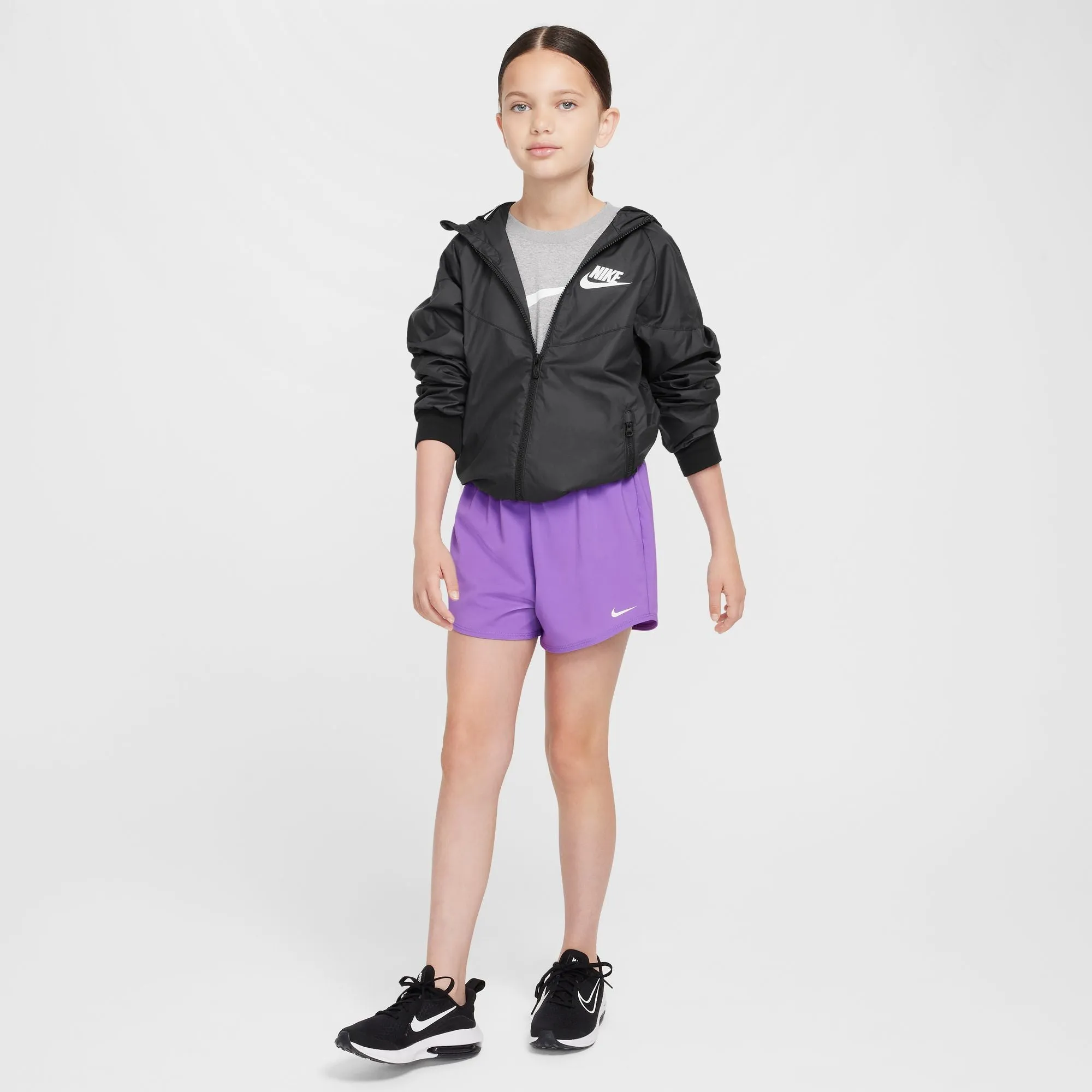 Girls' Nike Yourth Dri-FIT One Woven High-Waisted Short