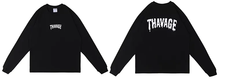 GYM BUDDY THAVAGE CREW NECK UNISEX FITNESS SWEATSHIRTS