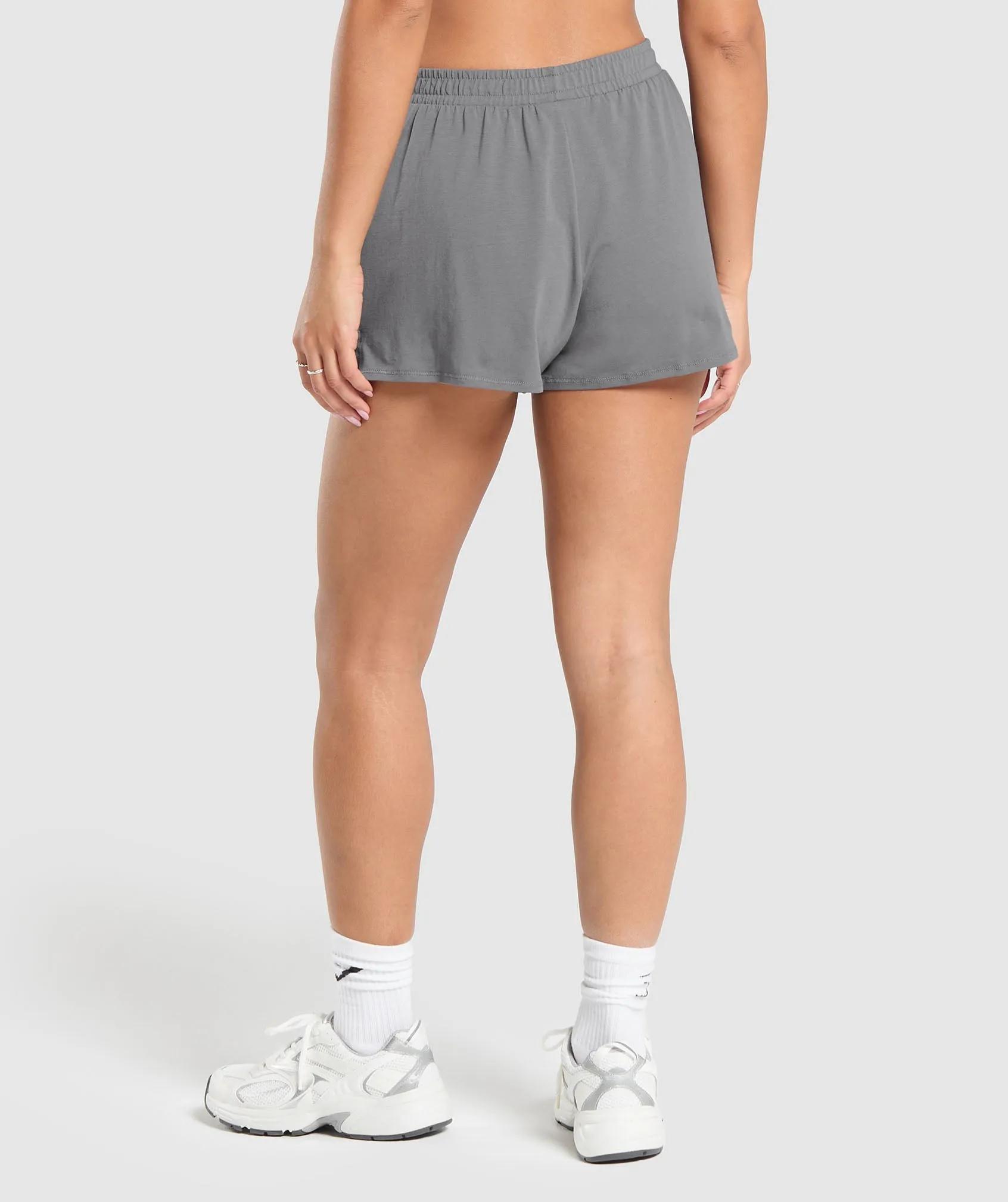 Gymshark Cotton Shorts - Brushed Grey