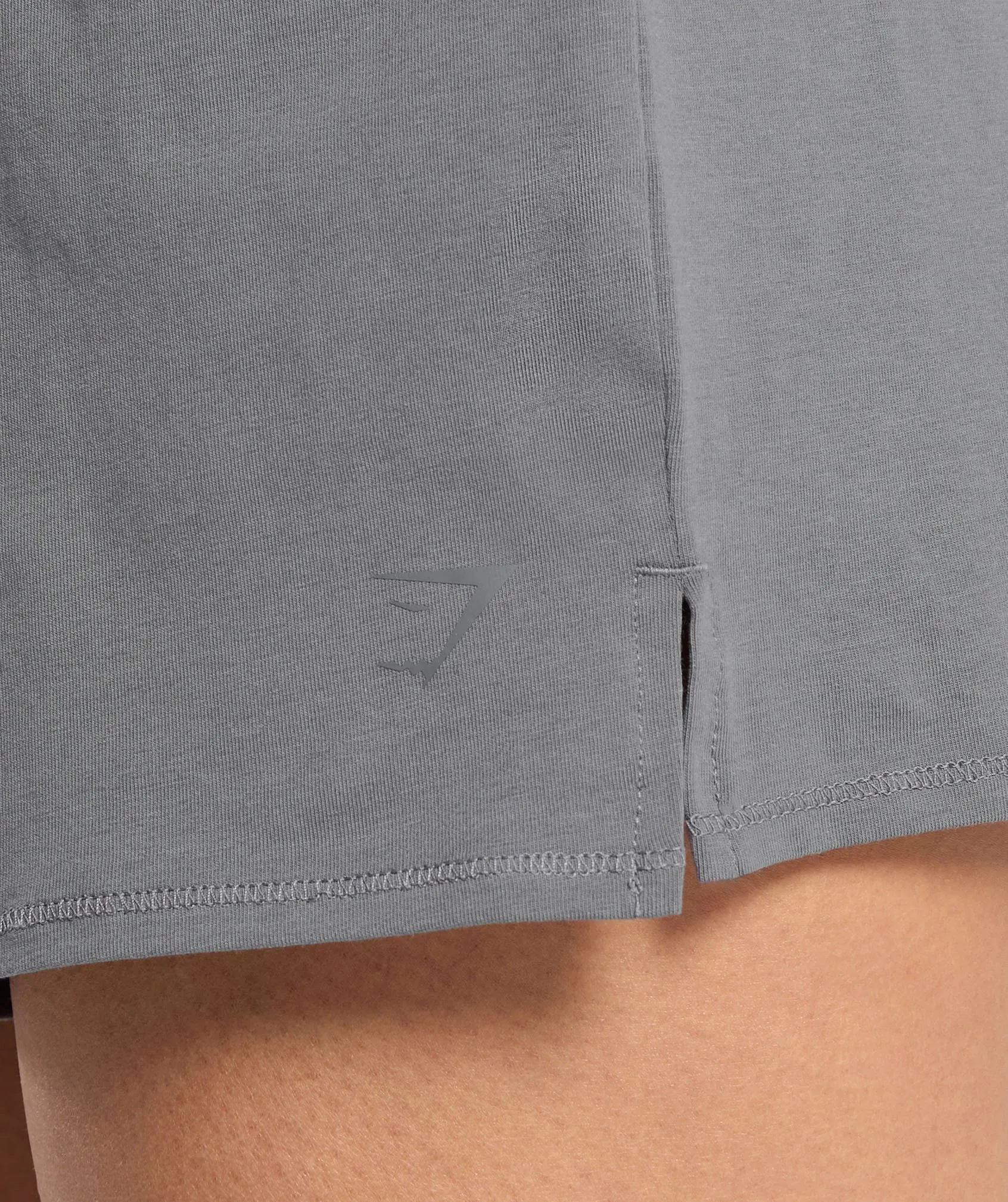 Gymshark Cotton Shorts - Brushed Grey