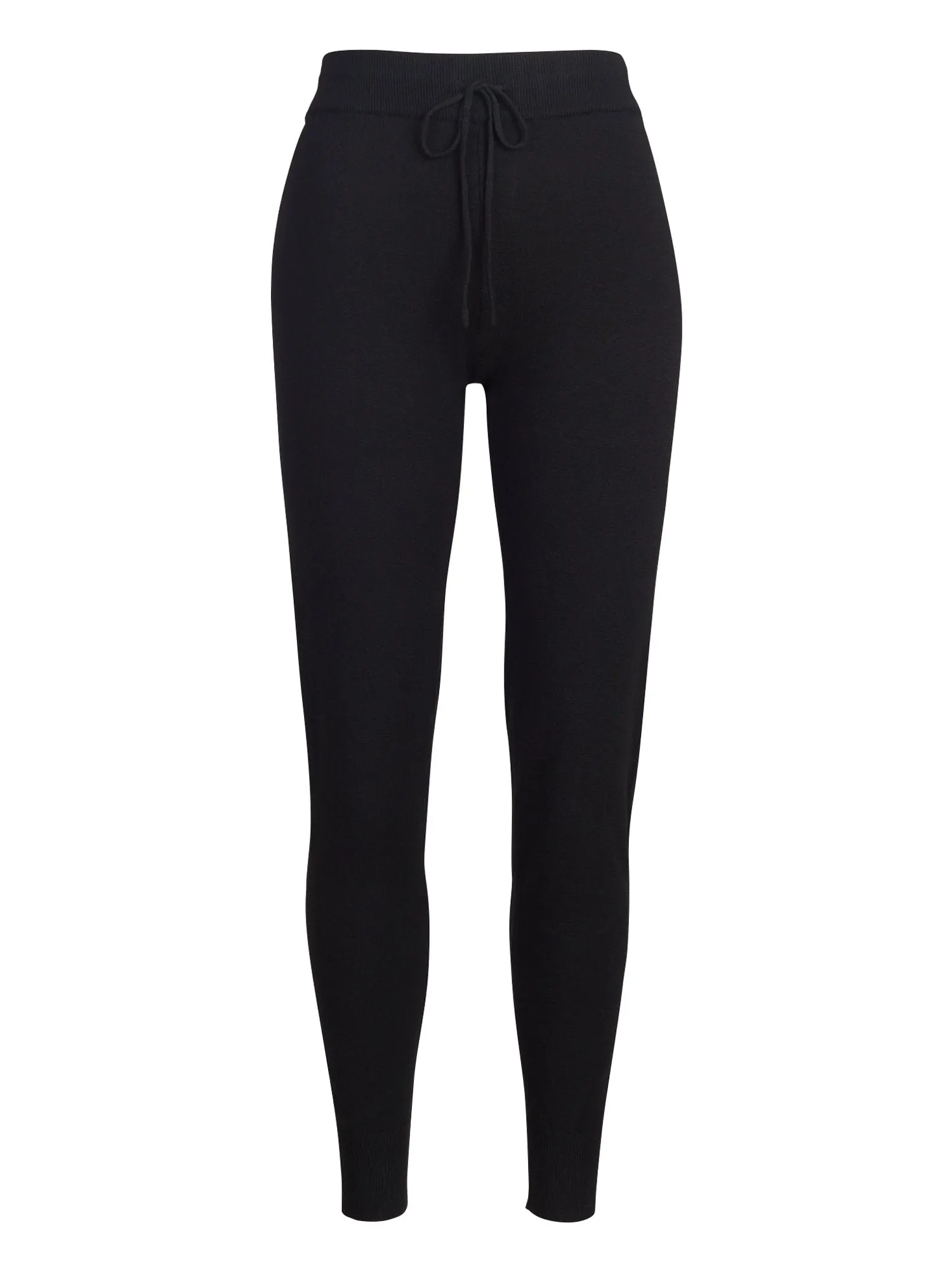 High-Waisted Drawstring Sweater Legging
