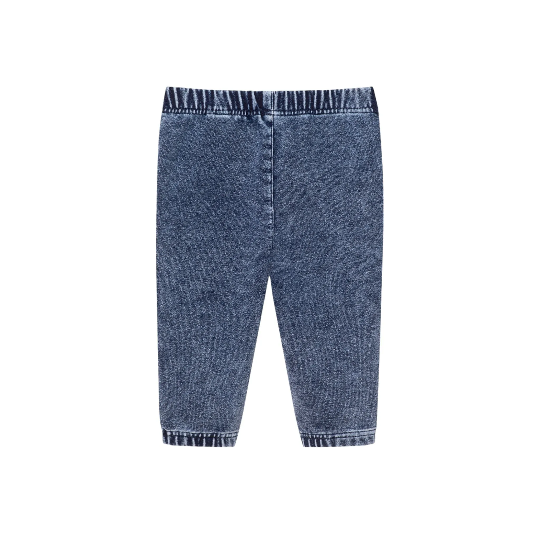 Infant 2-Piece Suspender Shirtzie® & Faux Denim Terry Pant Set | Navy