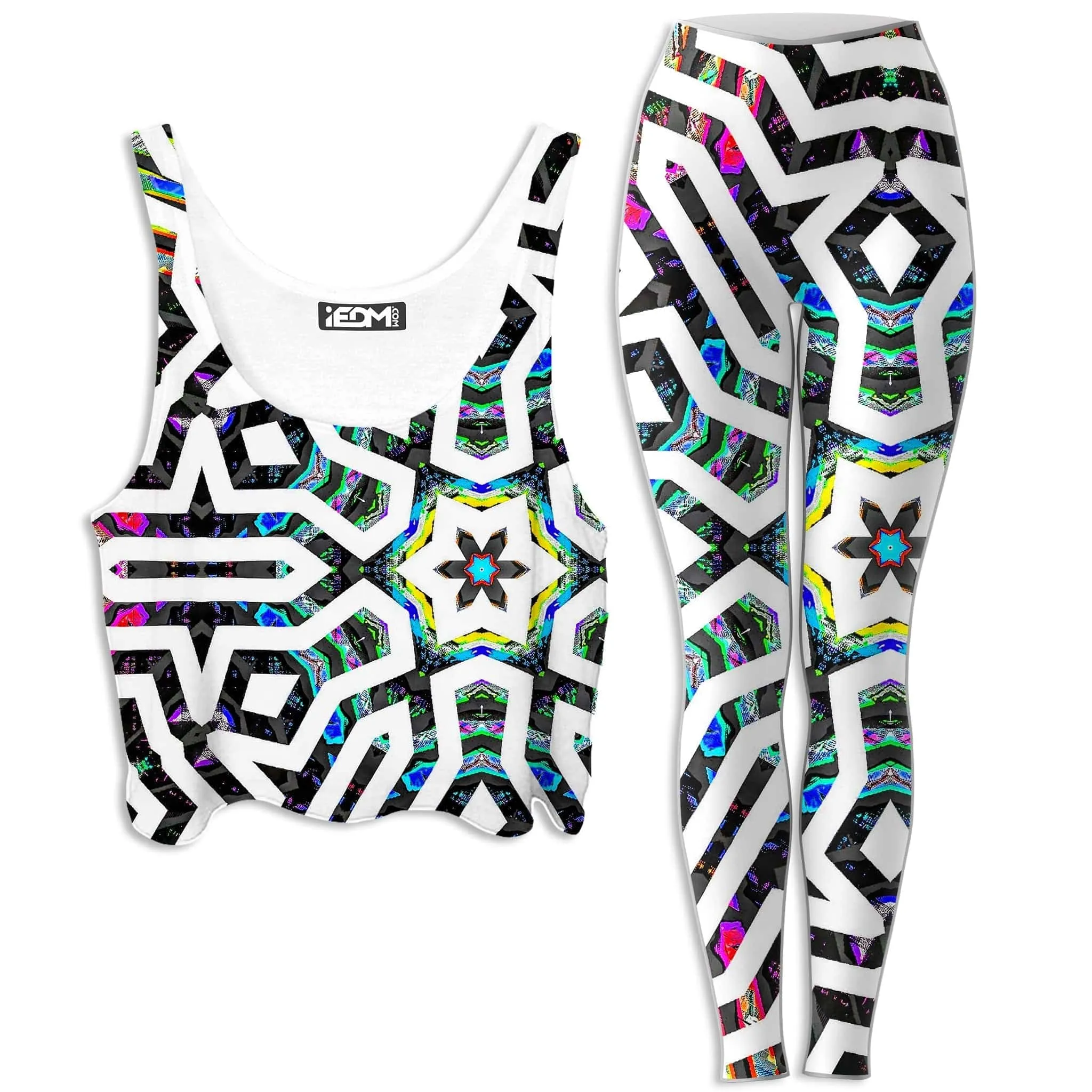 Iridized II Crop Top and Leggings Combo