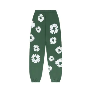Joggers Cotton Wreath Green | Denim Tears
