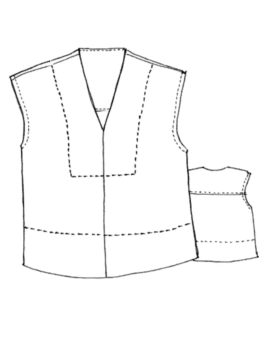 Leni Top Sewing Pattern, Tessuti