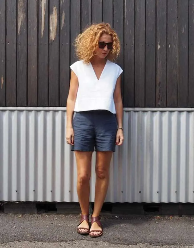 Leni Top Sewing Pattern, Tessuti
