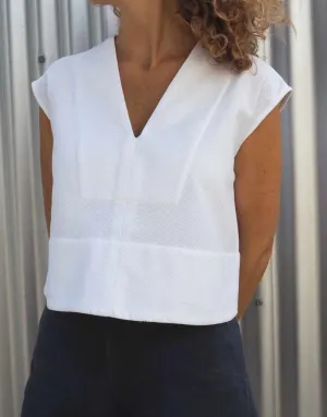 Leni Top Sewing Pattern, Tessuti