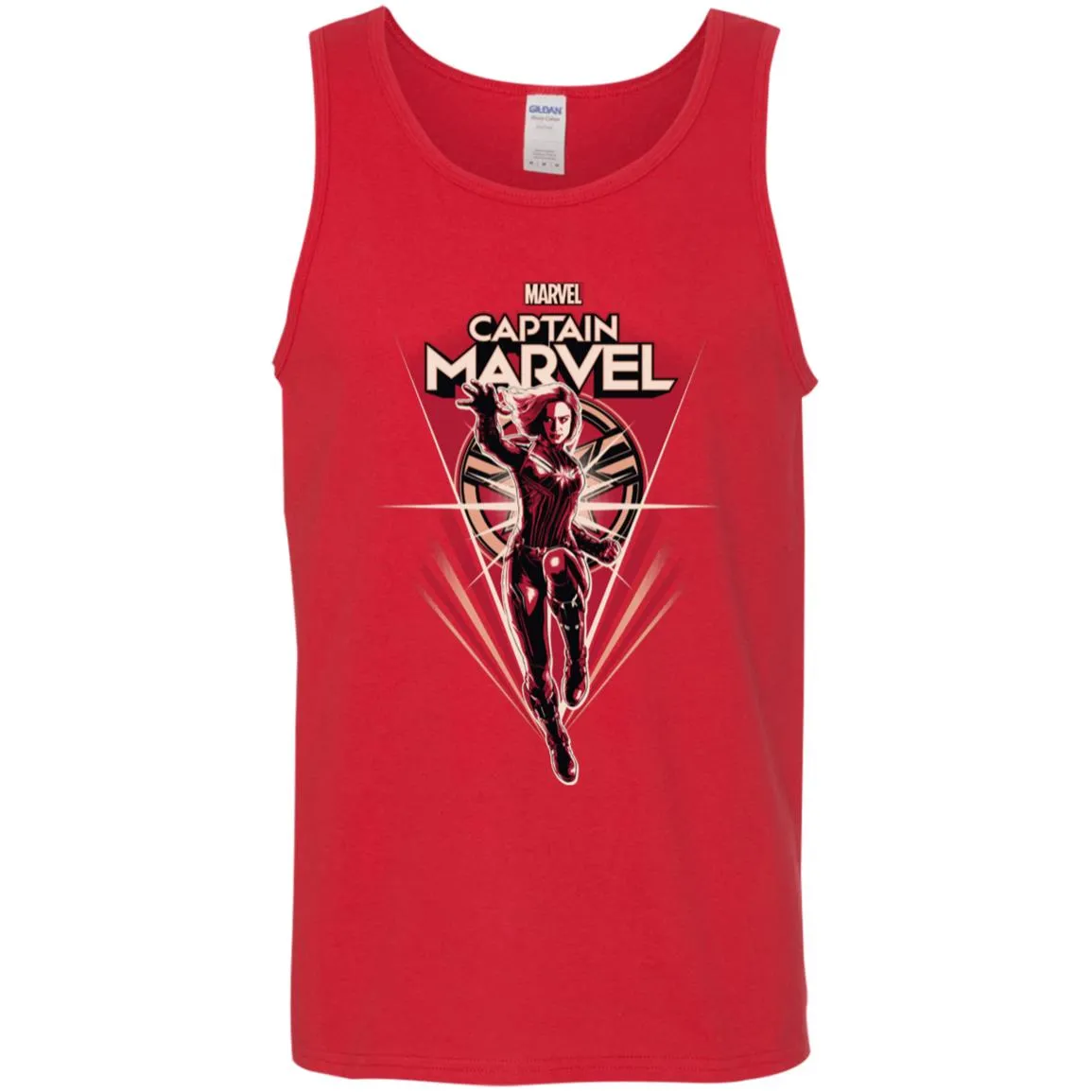 Marvel Captain Marvel Retro Style Flight Men Cotton Tank