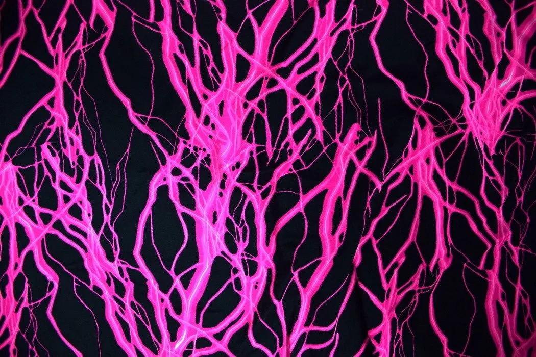 Mens Bootcut Leggings in Neon Lightning