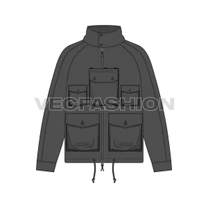Mens Oversized Parka Jacket