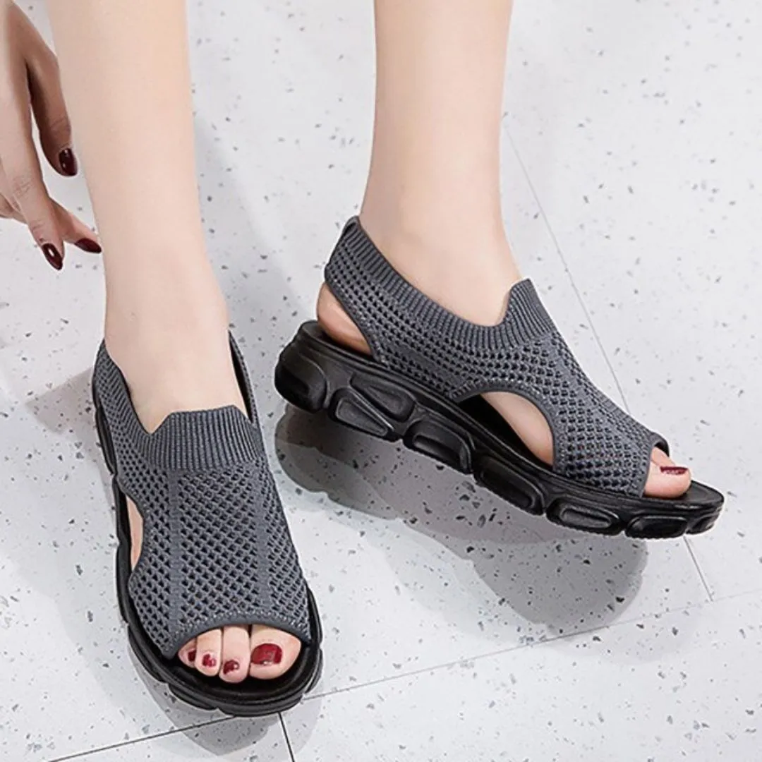 OCW Women Breathable Hollow Out Comfortable Roman Sandals