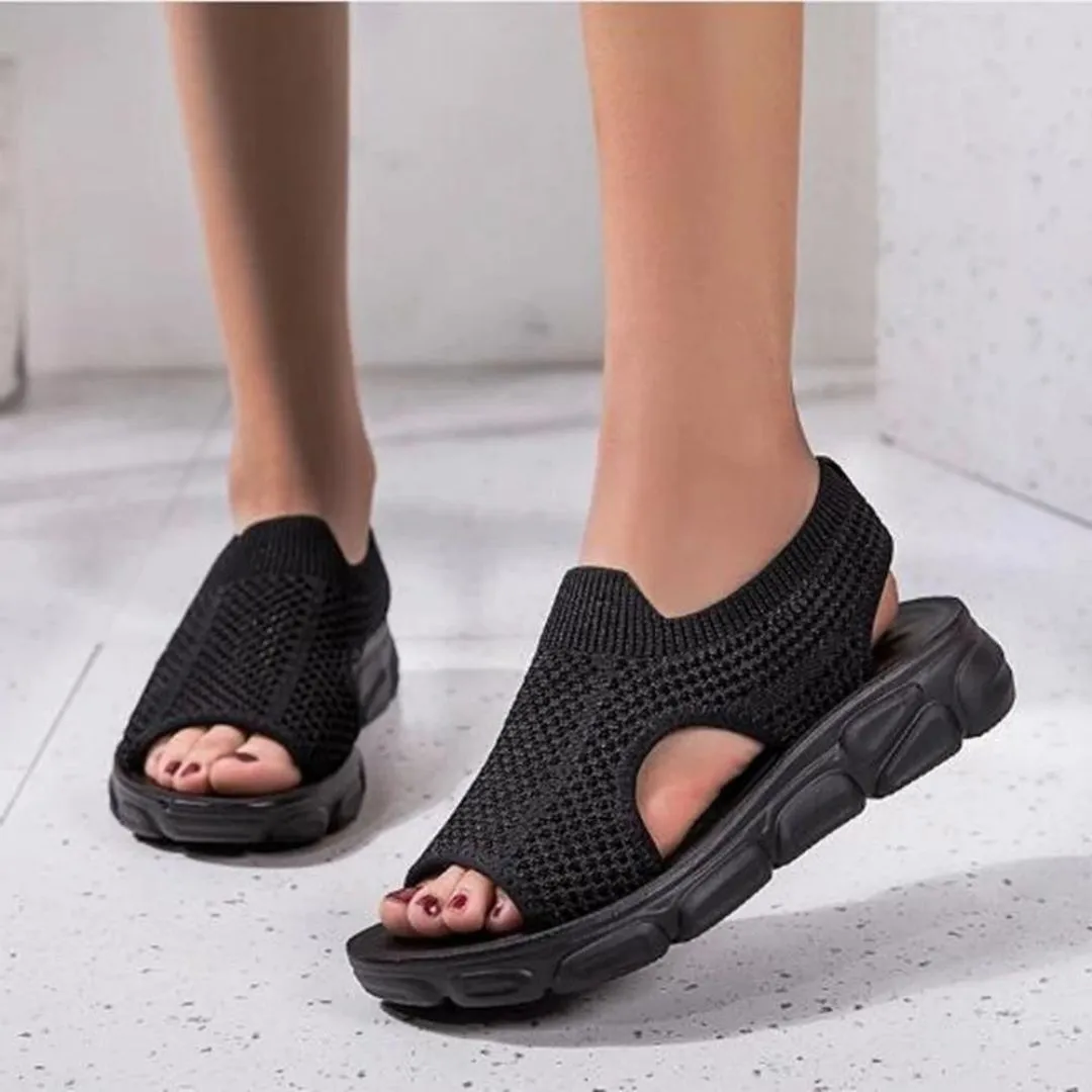 OCW Women Breathable Hollow Out Comfortable Roman Sandals