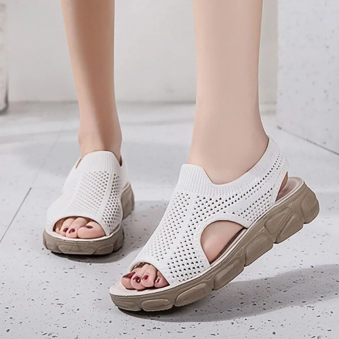 OCW Women Breathable Hollow Out Comfortable Roman Sandals