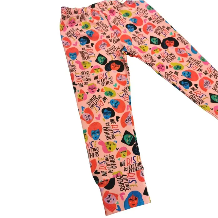 Organic Toddler Leggings - We Rise by Lifting Others