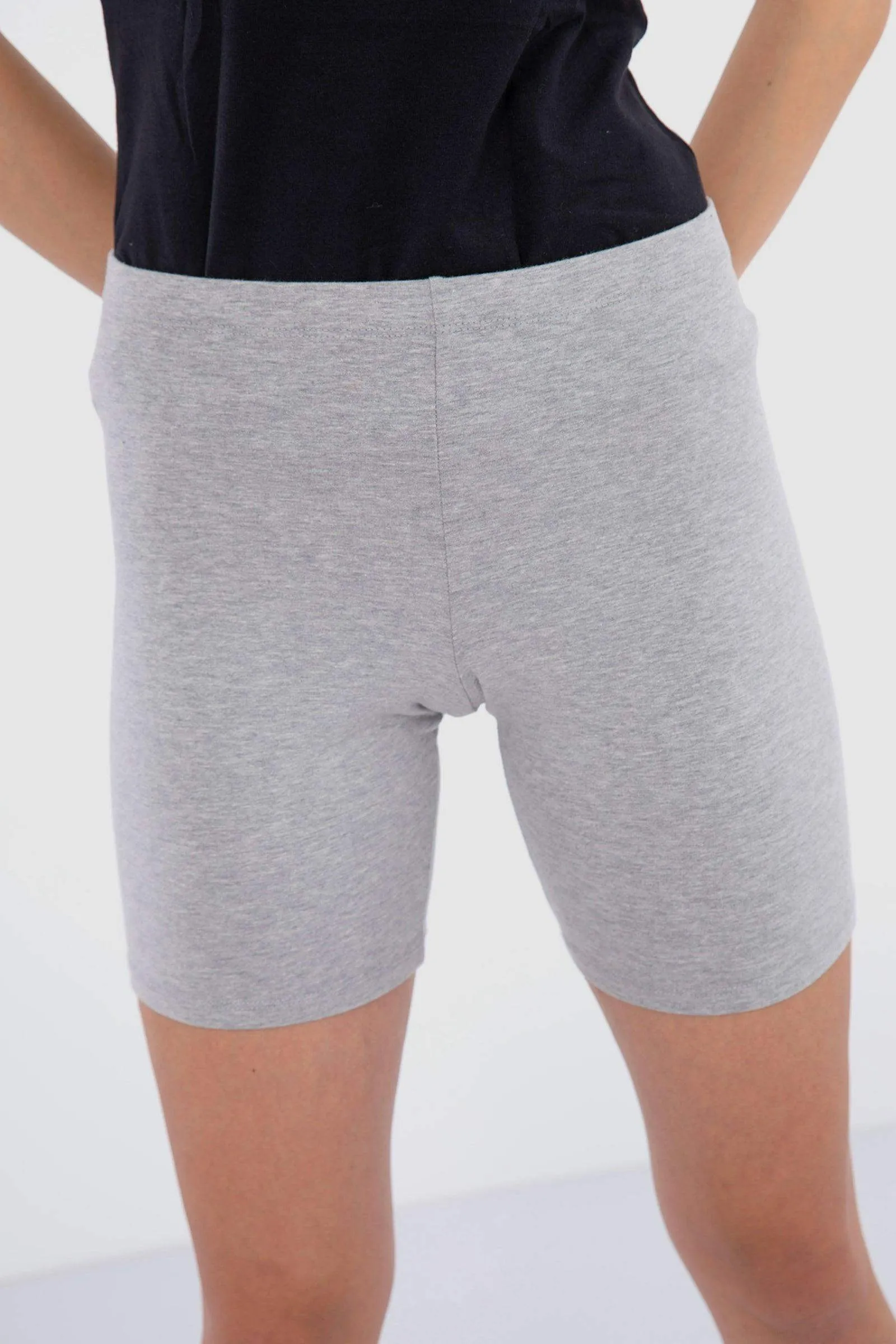 Slim Fit Cotton Leggings Short