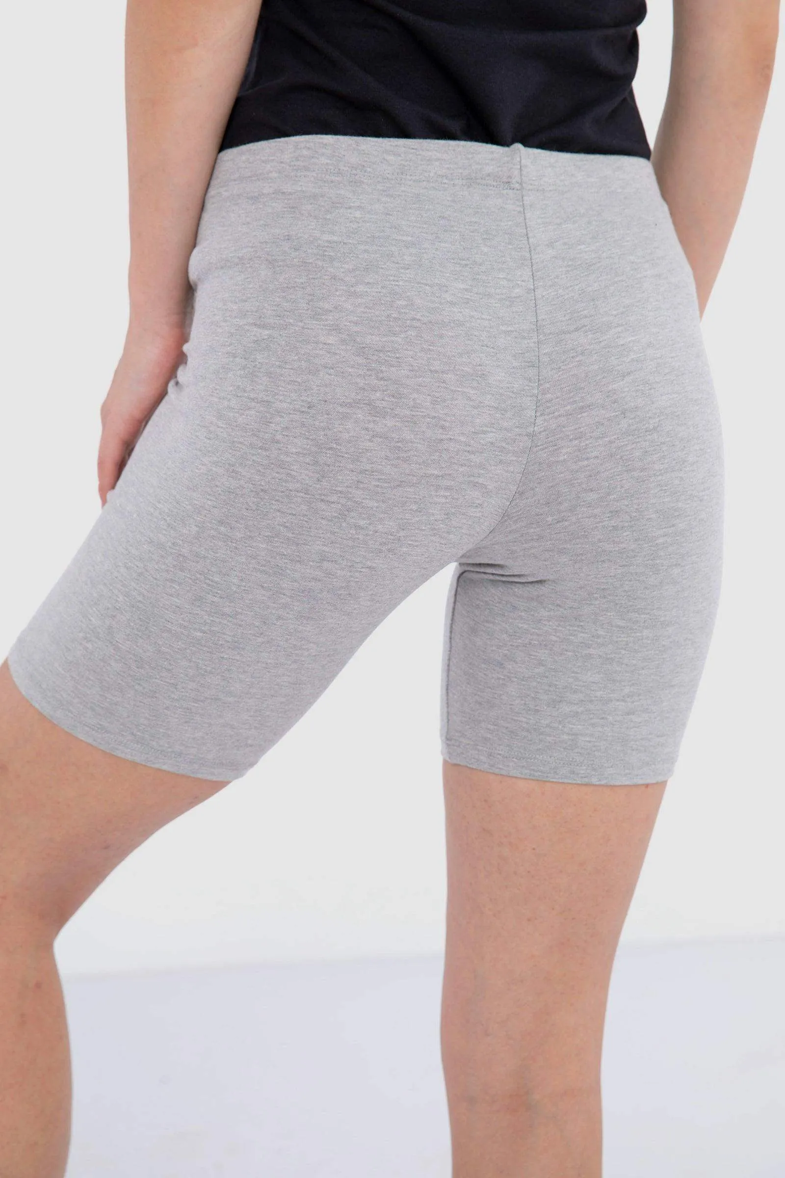 Slim Fit Cotton Leggings Short