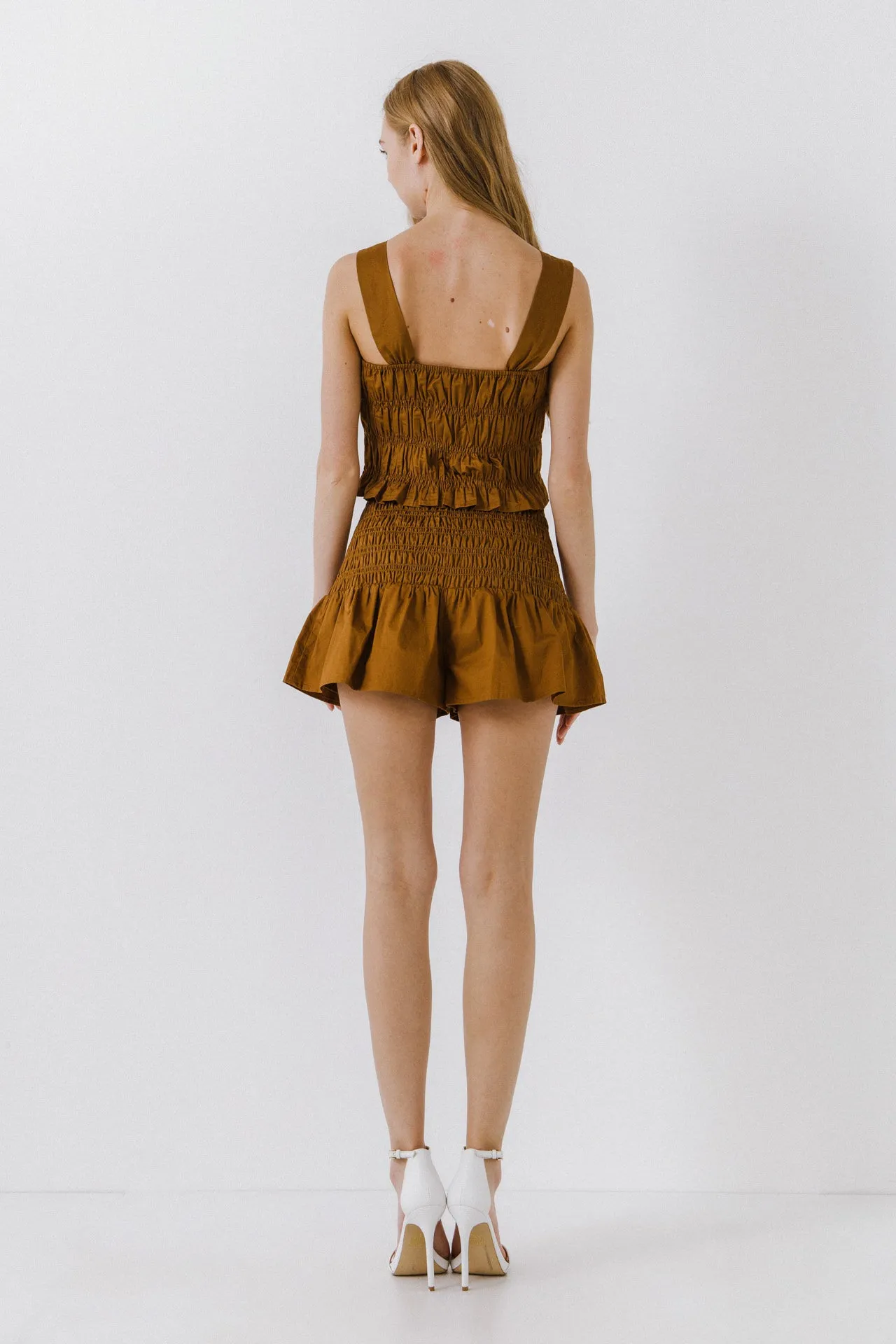 Smocked Shorts