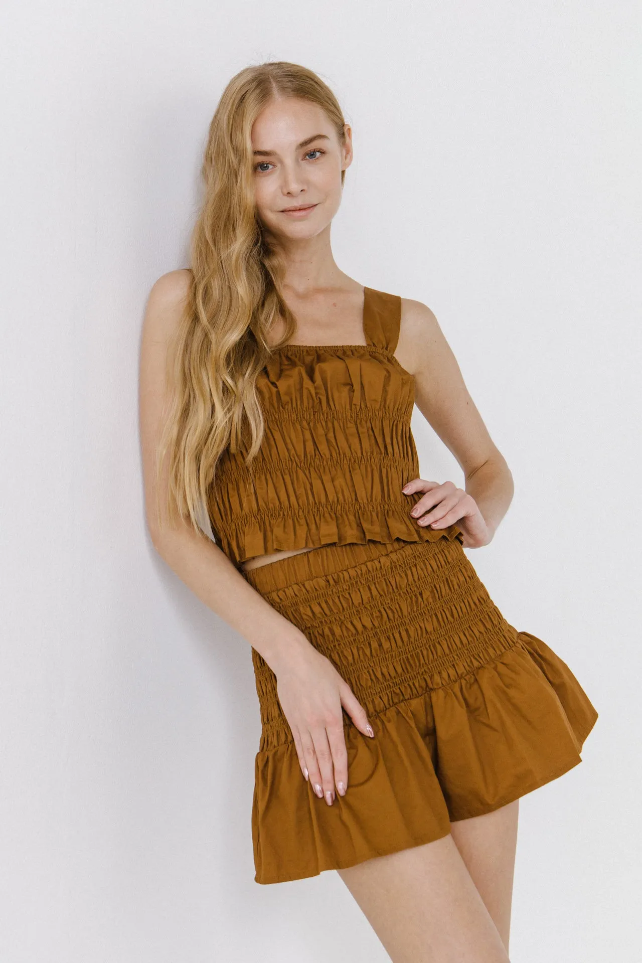 Smocked Shorts