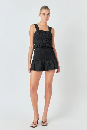 Smocked Shorts