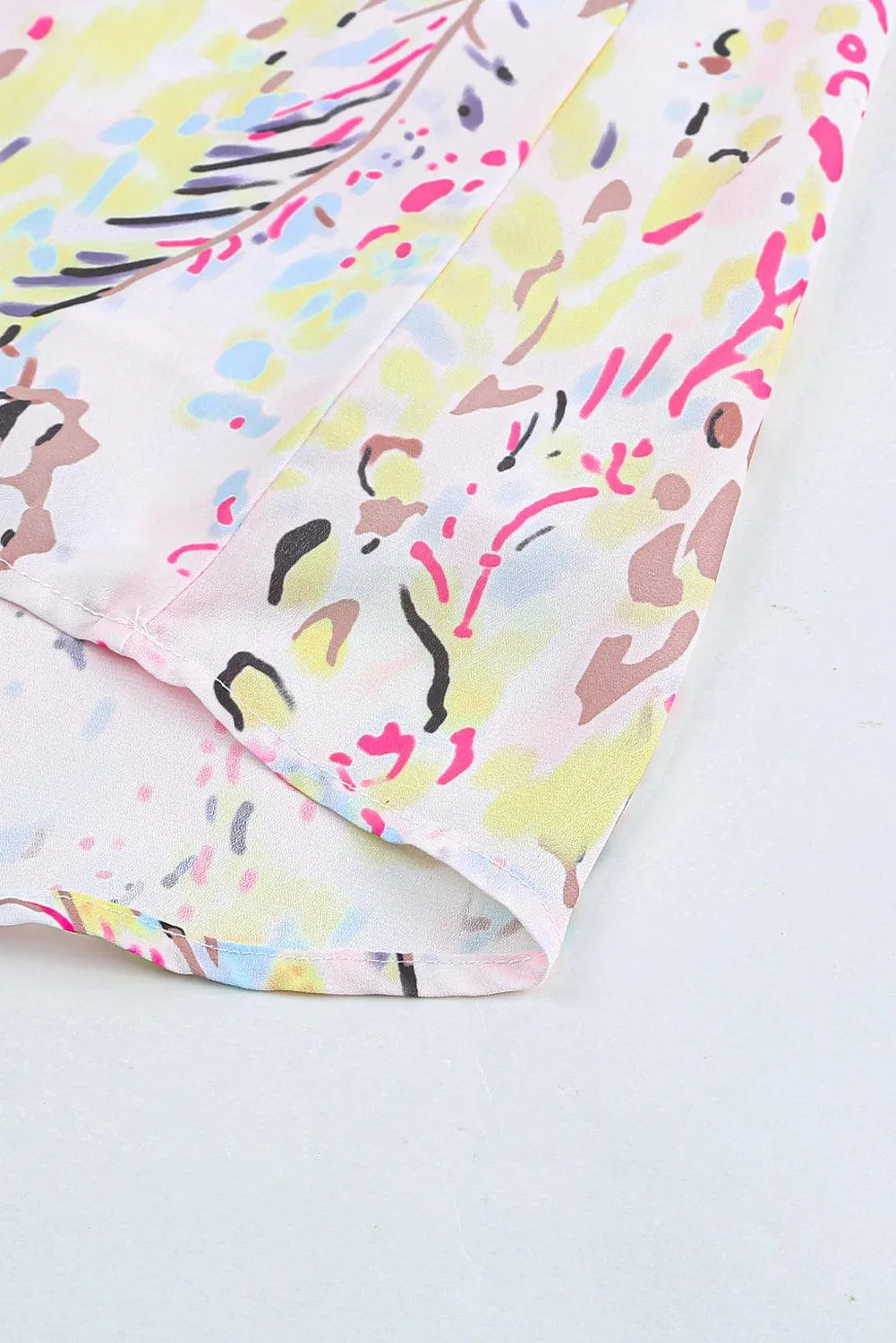 Summer Spaghetti Straps Floral Print Tank Top for Women