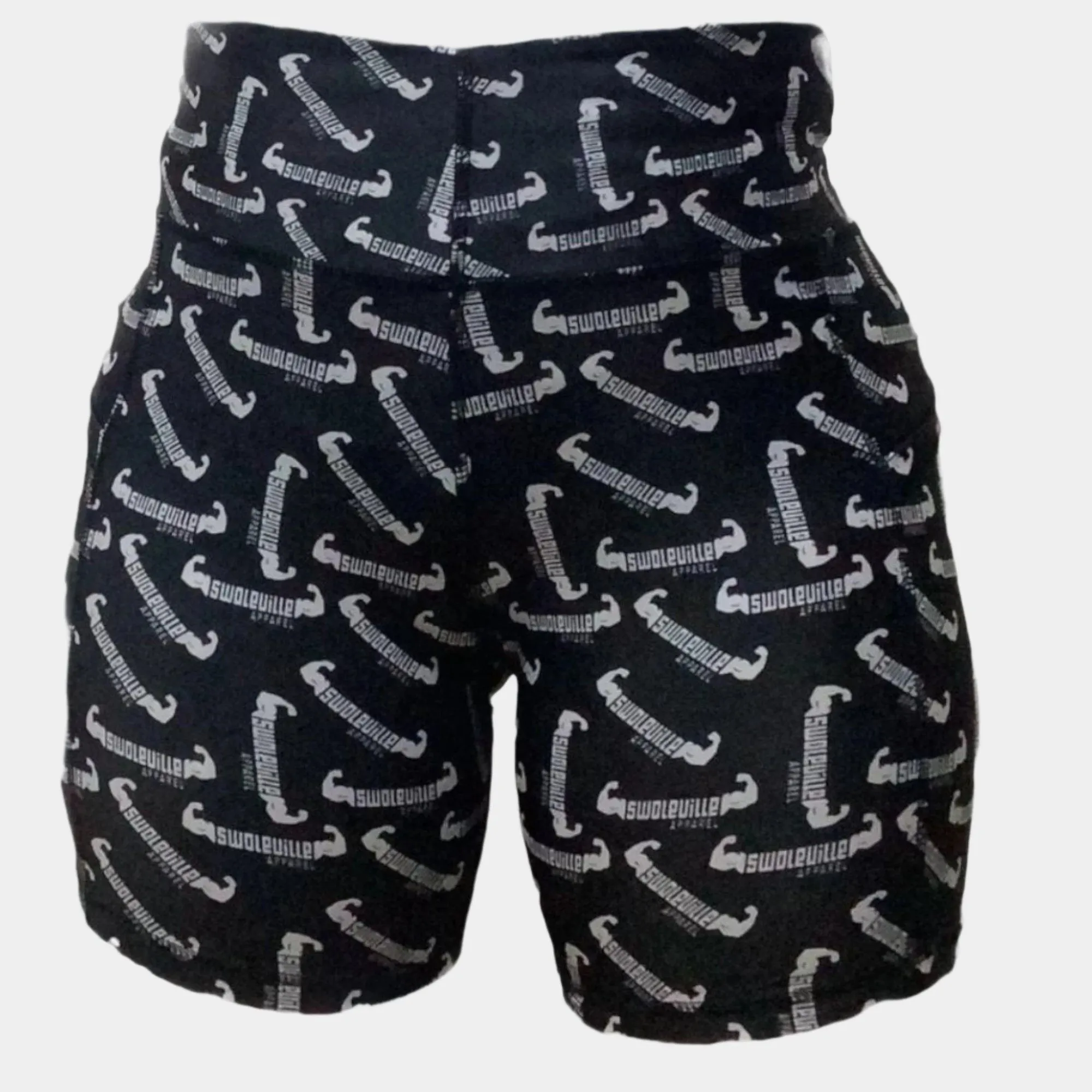 Swoleville Over Biker Shorts