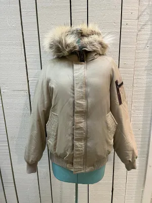 Vintage Dew Line Down Filled Bomber Jacket, Made in Canada, Chest 40”