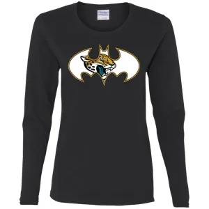 We Are The Jacksonville Jaguars Batman Nfl Mashup Women Long Sleeve Shirt