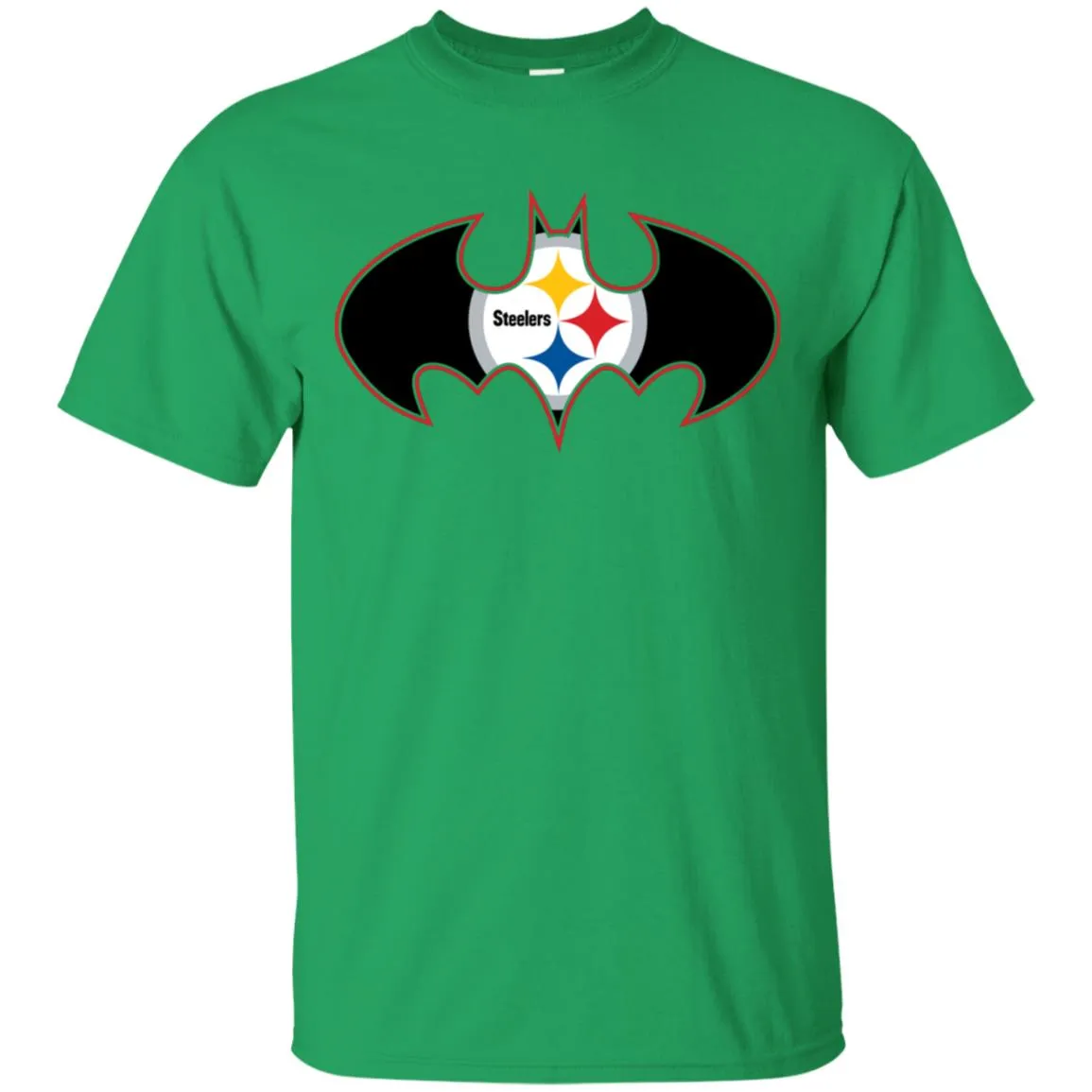We Are The Pittsburgh Steelers Batman Nfl Mashup Men Cotton T-Shirt