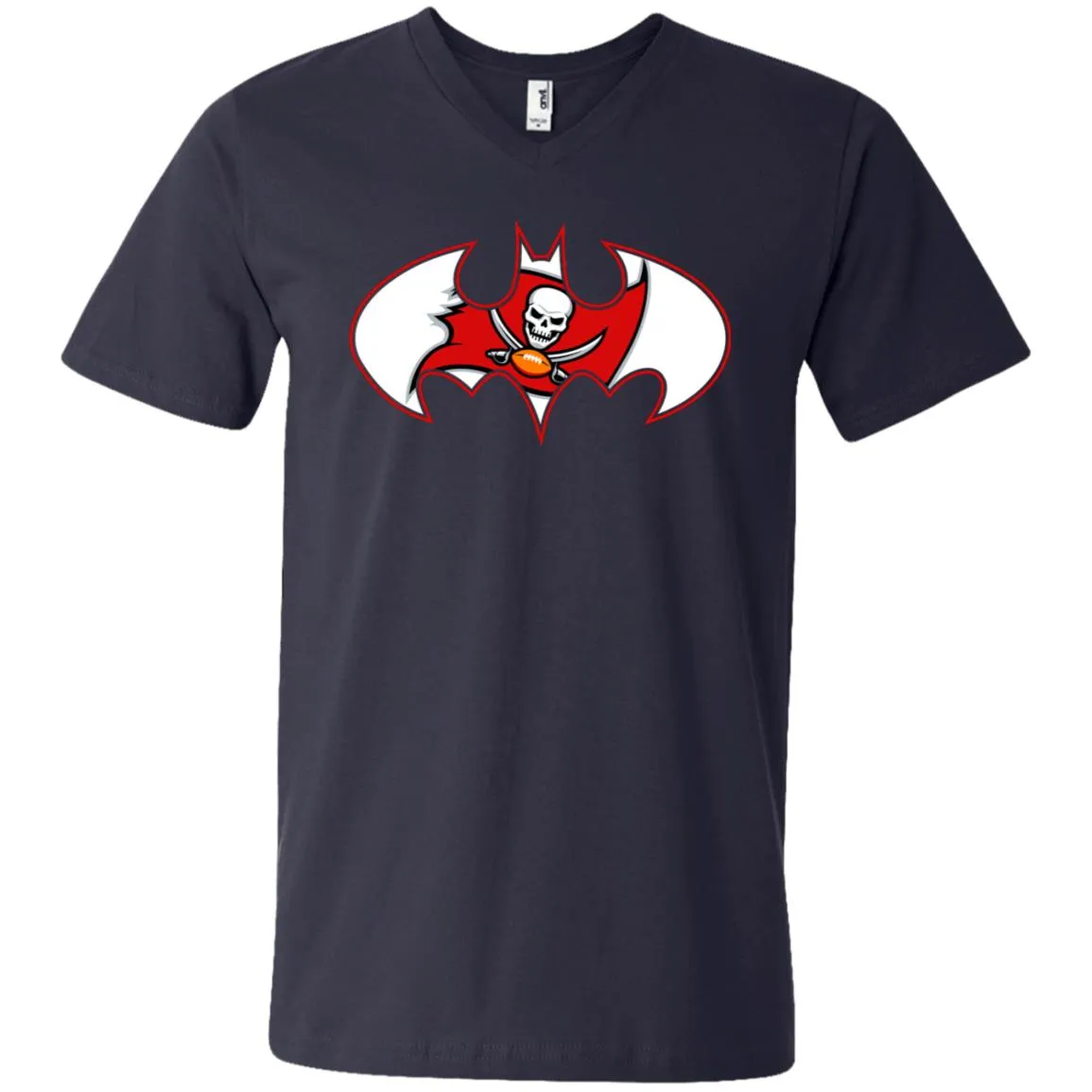 We Are The Tampa Bay Buccaneers Batman Nfl Mashup Men V-Neck T-Shirt