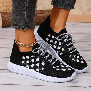 Women's Casual Lace-Up Front Sneakers 29218861C